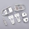 LEDISHUN Adjustable Step Bar Set for Kawasaki Eliminator/SE (24) ELIMINATOR400 (Silver)
