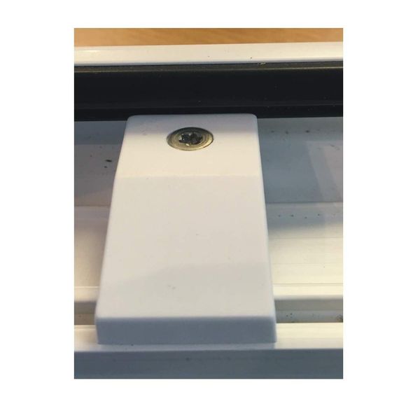 Upvc Run Up Riser Block White Window or Doors 11mm Step Guide Closer