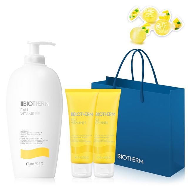 [N] Obitamine Body Milk 400ml Set (+150ml Body Milk + Lemon Candy + Shopping Bag)