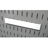 Wall Control 8in Accessory Hanger Tool Holder Bracket Pegboard Accessory for Wall Control Pegboard and Slotted Tool Board - White