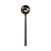 Abbott Collection 36-Onyx Finish Coffee Spoon, Matte Black