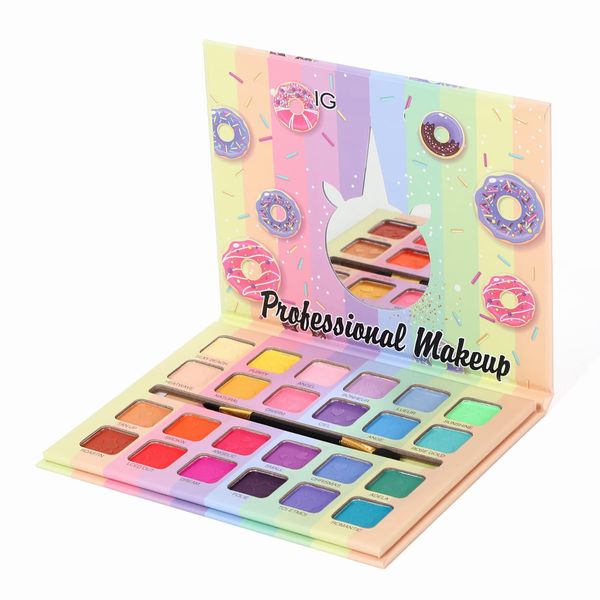 MockTota Schminkset Mädchen, Ungiftig und Abwaschbar Kinder Make-Up Set Mädchen, Karneval Schminke Kinderschminken Set, DIY Prinzessin Kids Makeup Set for Girls, Kinder Schminkpalette (24 Farbe)