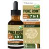 Eubrition Poke Root Drops for Lymph System Support Lymphatic Drainage Supplem...