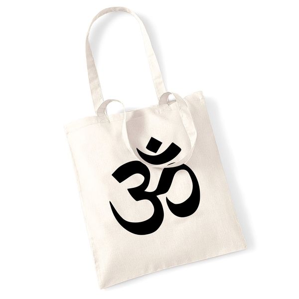 Flox Creative Om symbol tote bag