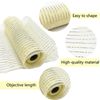 Gold Christmas Tree Ribbon Decorations for Wreath & Gift Crafts