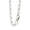 ANTOMUS® Solid Sterling Silver Oval Link Belcher chain Made in England 30 inch