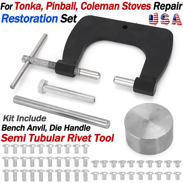 Semi Tubular Rivet Tool Restoration For Tonka Pinball Coleman Vent Window Repair