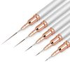 Nail Art Brushes (Sliver)