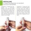 Liquid Dispenser Olive Oil Vinegar Plastic Measuring Pourer Kitchen Tool Cooking