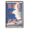 collectible bed 1956 Game Program baseball tin sign