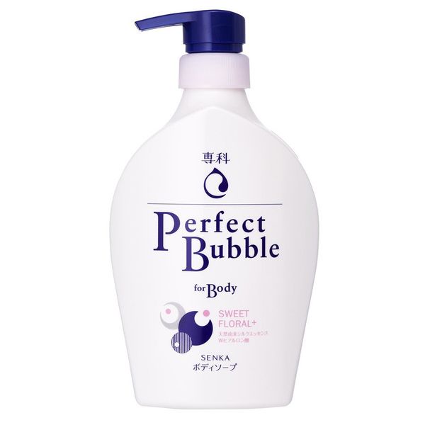 Senka Perfect Bubble For Body Sweet Floral Foaming Body Wash 500ml