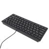 Russian Keyboard, USB Wired Ultra Thin 78 Keys Compact Keyboard, for PC, Computer, Desktop, QWERTY Layout (Russian)