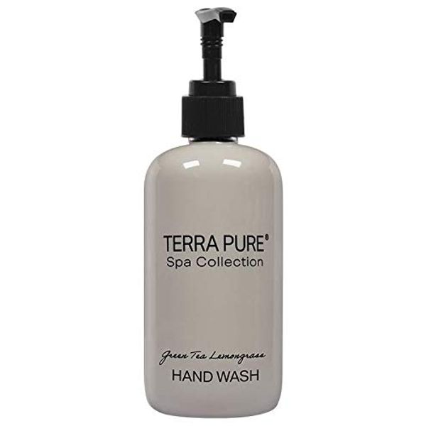 Terra Pure Green Tea Hand Wash | Spa Collection | Hotel Amenities in Pump Bottle | 10.14 oz. / 300 ml (Single Bottle)