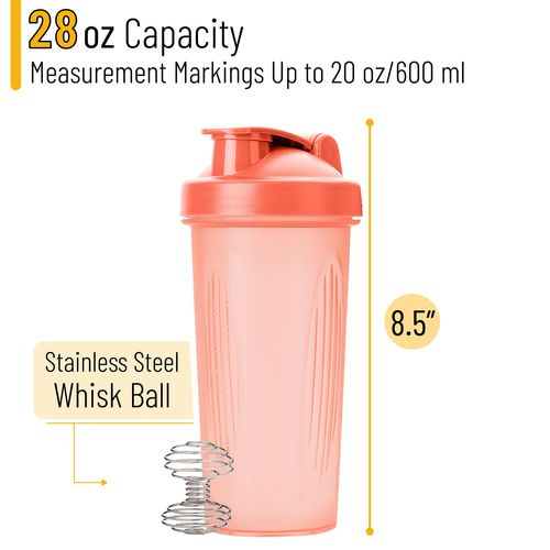 Mr. Pen- Shaker Bottles for Protein Mixes, 28 oz, Protein Shaker Bottle with Wire Whisk Ball, Shaker Cup, Mixer Bottle, Protein Shake Bottles, Protein Bottle, Protein Shake Bottle