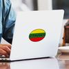 CafePress Lithuania Flag Oval Sticker Oval Car Bumper Sticker