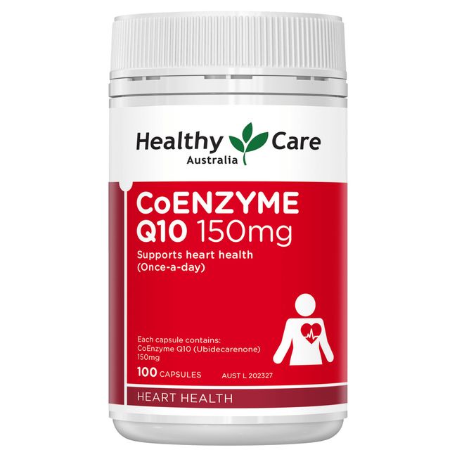 NEW Healthy Care CoEnzyme Q10 150mg 100 Capsules HealthyCare COQ10 Heart Health