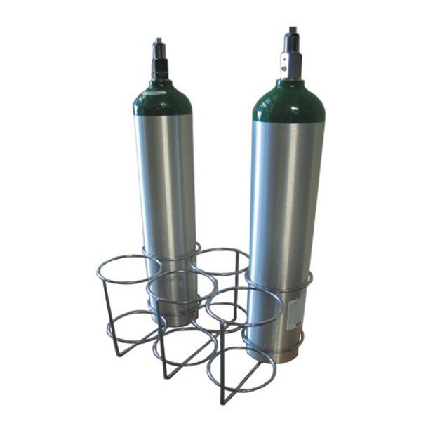 6 Oxygen Tank Cylinder Rack (Sizes, E, D, C, or M9)