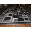 Modern Design Approx 7x5 (160cm x 230cm) Black/Grey