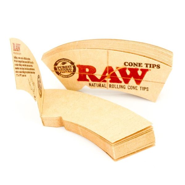 RAW Perfecto Cone Tips Full Box | 24 Booklets - 32 Tips Per Booklet | The Gold Standard of Cone Tips