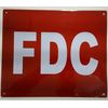 Fdc Sign - (Aluminium Reflective, Red 10X12)