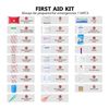 Mini First Aid Kit Bag 116 Pieces Small First Aid Kit Includes Emergency Tape US