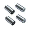 NISSEN Aluminum Outer Cap for Brakes [Silver] 4 Pieces