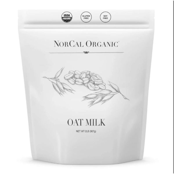 Source Organic - Premium Oat Milk Powder - 100% Vegan and Organic - UNFLAVORED - Bulk 2lbs