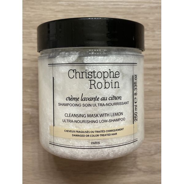 Christophe Robin Cleansing Hair Mask with Lemon 250 ml / 8.33 fl oz, NEW
