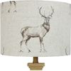 Glencoe Stag Drum Lampshade (25 cm Diameter x 21 cm Ceiling Pendant)