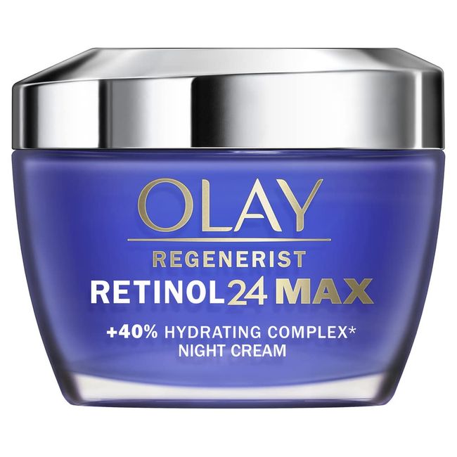 Olay Retinol 24 MAX Night Cream With 40% More Retinol Complex, Advanced Anti-Ageing Eye Cream For Firmer Skin, Reduces Wrinkles, Fine Lines And Pigmentation, Olay's Strongest Retinoid Complex, 50 ml