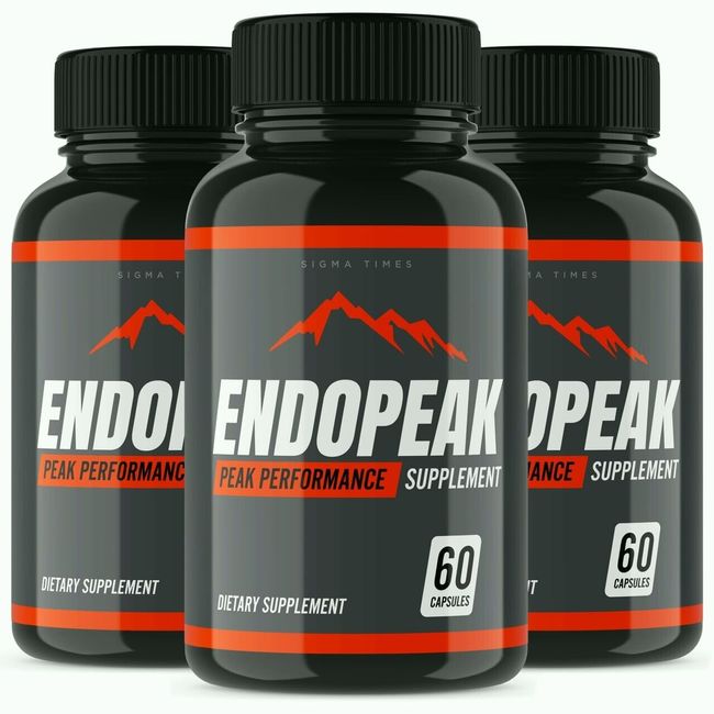 (3 pack) Endopeak Male Pills, Official Endopeak24 Supplement for Stamina Support