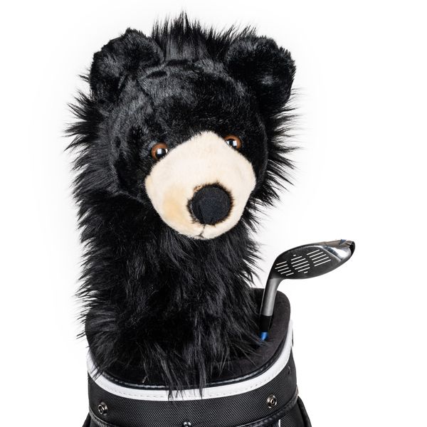 Daphne's Bear Driver/Fairway Wood Head Cover-Schwarz