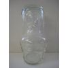 Hand Painted Glassware Cream Leaves Design - Bedside Carafe Set
