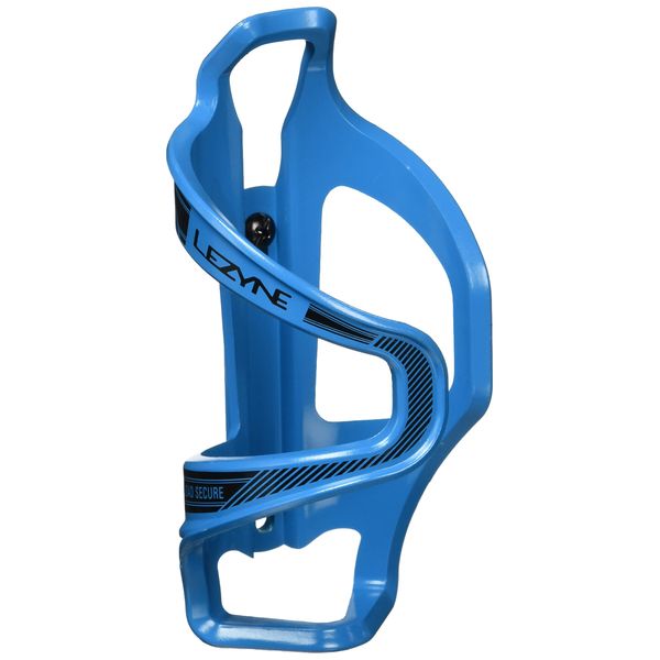 LEZYNE FLOW CAGE SL-R BLUE Bottle Cage, Compatible with Compact Frames, Side Removal Design, Blue