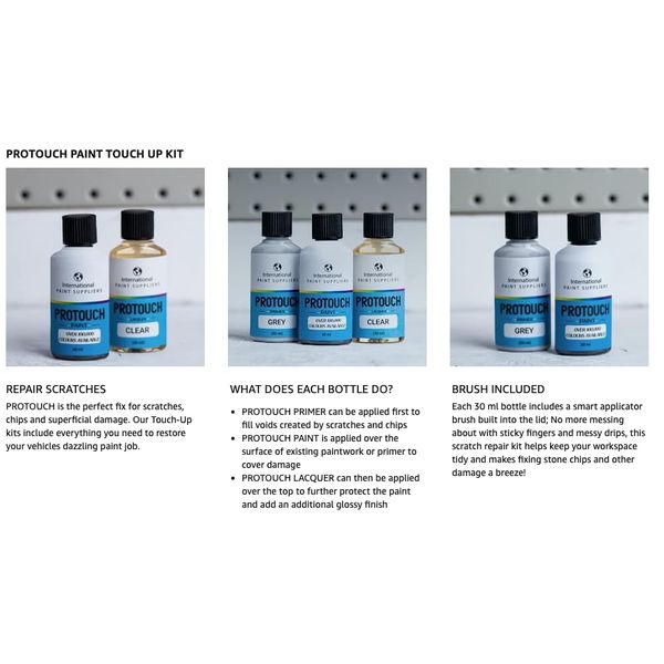 PROTOUCH FOR VAUXHALL OLYMPIC WHITE 40R - 30ML PAINT TOUCH UP BOTTLE
