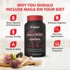 Maca + Ginseng Highest Potency Available 14,400mg Supports Desire Stamina - 60CT