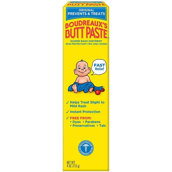 Boudreaux's Butt Paste Diaper Rash Ointment, 4 Ounce