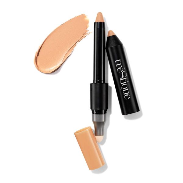 treStiQue Concealer Crayon, Makeup Stick Corrector, Face Concealer, Concealer Makeup, Concealer Stick With Built-In Blending Sponge, Concealer Pencil