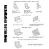 For Kia Polyester Cloth Car Seat Covers 5-Seats Front Rear Protector Full Set