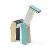 14 Piece Tegu Magnetic Wooden Block Set, Blues