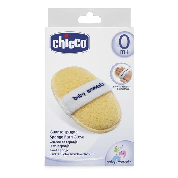 Chicco 00007866000000 Soft Sponge Glove, Yellow