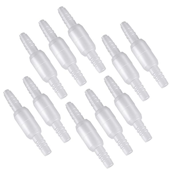 Oxygen Tubing Swivel Connector - 10 PCS Cannula Connectors, Avoid Tube Tangles (Male to Male)