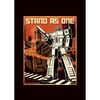 CafePress Transformers Stand As One Rectangle Magnet, 3"x2" Refrigerator Magnet
