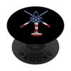 AH64 Apache Military Attack Helicopter American Flag Apache PopSockets Swappable PopGrip