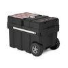 Resin Rolling Tool Box Locking System Removable Bins Durable Home Organizer New