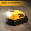 Power Source For Dewalt 20V Lithium Battery Charger 2 USB Adapter for DCB090 NEW