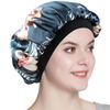 Breathable Head Wrap Silk Satin Night Cap Short Hair Women's Tam Hat Beanie Cap