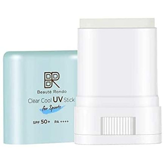 Beauté Rondo Clear Cool Sports UV Stick (Made in Japan, SPF 50+, PA++++, Waterproof, Kids Use) Sunscreen Stick (15 g)