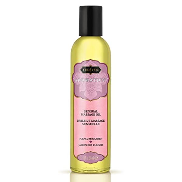 KAMA SUTRA Aromatics Massage Oil Pleasure Garden – 8oz/236ml Rich Blend of Essential Oils for an Unforgettable, Relaxing Massage Experience