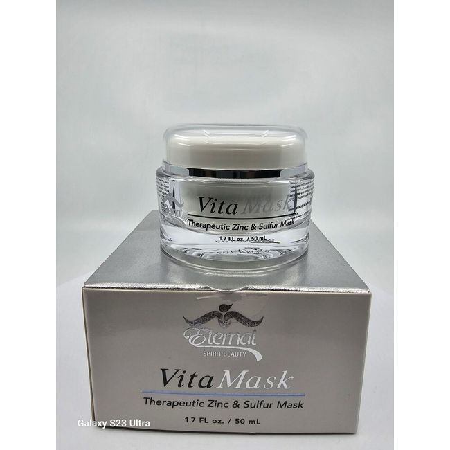 Eternal Spirit Beauty VITA MASK Therapeutic Zinc & Sulfur Mask 1.7 oz - New